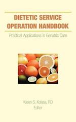 Dietetic Service Operation Handbook