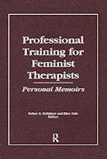 Professional Training for Feminist Therapists