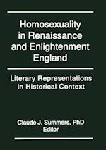 Homosexuality in Renaissance and Enlightenment England