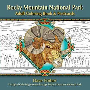 Rocky Mountain National Park Adult Coloring Book & Postcards