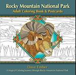 Rocky Mountain National Park Adult Coloring Book & Postcards