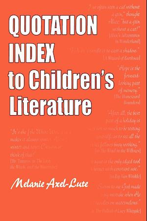 Quotation Index to Children's Literature