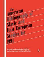 The American Bibliography of Slavic and East European Studies