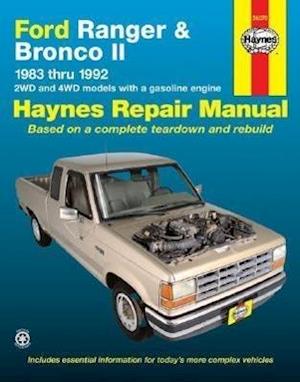 Ford Ranger & Bronco II 2WD & 4WD petrol (1983-1992) Haynes Repair Manual (USA)