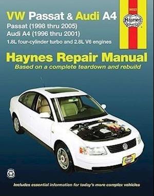 Volkswagen VW Passat (1998-2005) & Audi A4 1.8L turbo & 2.8L V6 (1996-2001) Haynes Repair Manual (USA)