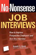 No-Nonsense Job Interviews