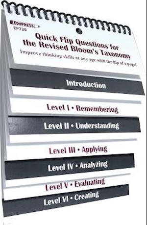 Quick Flip Questions for the Revised Bloom Taxonomy
