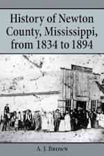 History of Newton County, Mississippi, from 1834 to 1894 