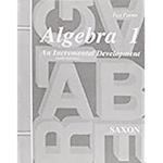 Saxon Algebra 1 Tests Only Third Edition