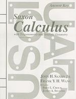 Saxon Calculus with Trigonometry and Analytic Geometry Answer Key