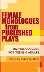 Female Monologues from Published Plays