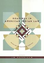 Readings in American Indian Law