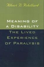Meaning of a Disability