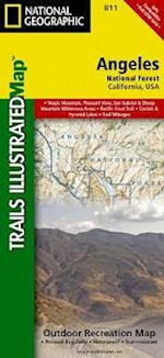 Angeles National Forest, California, USA Outdoor Recreation Map