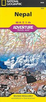 Nepal Adventure Travel Map