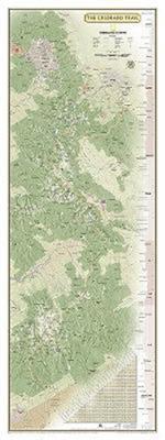 Geographic, N:  National Geographic Colorado Trail Wall Map
