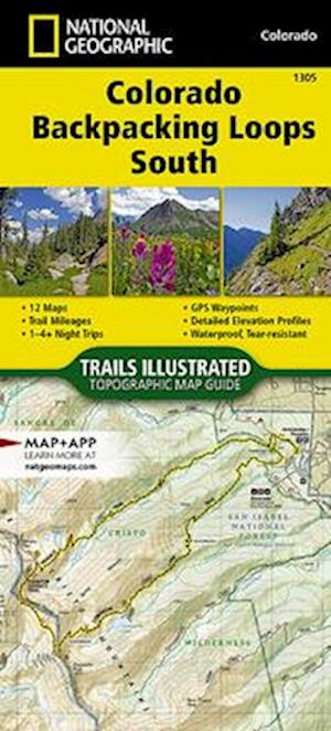 Trails Illustrated 1305 Colorado Backpacking Loops South