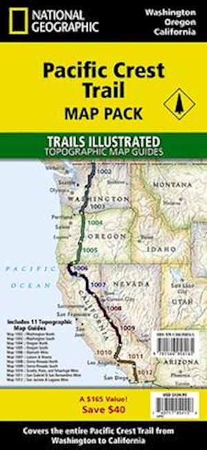 Pacific Crest Trail [map Pack Bundle]