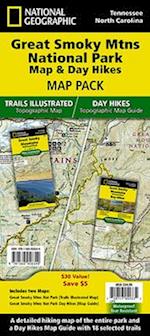 Great Smoky Mountains National Park Map & Day Hikes [map Pack Bundle]