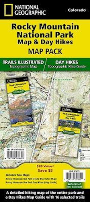 Rocky Mountain National Park Map & Day Hikes [map Pack Bundle]