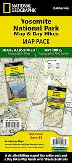 Yosemite National Park Map & Day Hikes [map Pack Bundle]