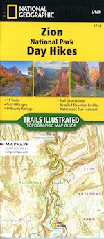 Zion National Park Day Hikes Map