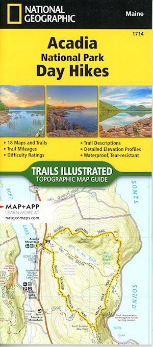 Acadia National Park Day Hikes Map