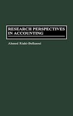 Research Perspectives in Accounting
