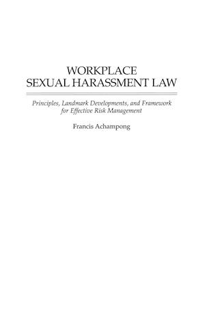 Workplace Sexual Harassment Law