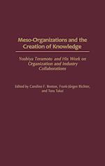 Meso-Organizations and the Creation of Knowledge