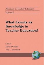 Advances in Teacher Education