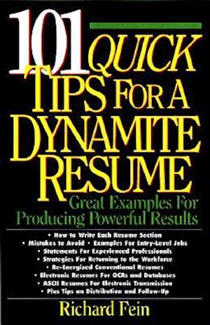 101 Quick Tips for a Dynamite Resume
