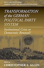 Transformation of the German Political Party System
