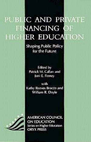 Public and Private Financing of Higher Education