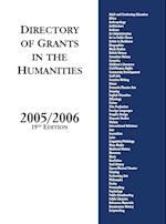 Directory of Grants in the Humanities, 2005/2006, 19th Edition