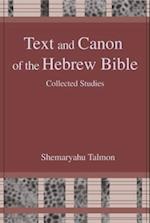 Text and Canon of the Hebrew Bible