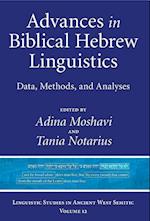 Advances in Biblical Hebrew Linguistics