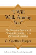 "i Will Walk Among You"