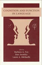 Cognition and Function in Language