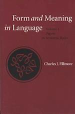 Language Form and Meaning