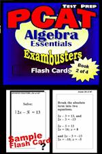 PCAT Test Prep Algebra Review--Exambusters Flash Cards--Workbook 2 of 4