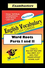 Exambusters English Vocabulary Study Cards: Word Roots Parts I and II