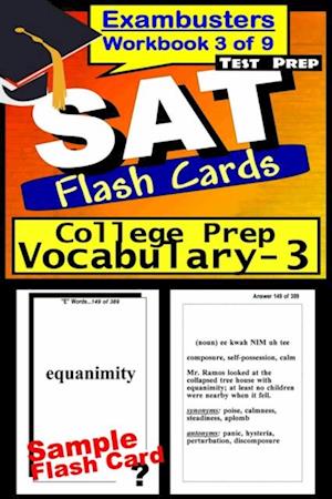 SAT Test Prep College Prep Vocabulary 3 Review--Exambusters Flash Cards--Workbook 3 of 9