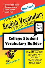 Exambusters English Vocabulary Study Cards: College Vocabulary Builder--Part 2 of 2