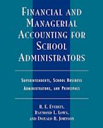 Financial and Managerial Accounting for School Administrators