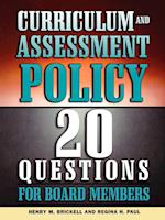 Curriculum and Assessment Policy