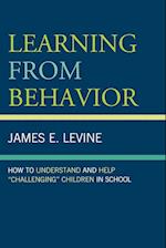 Learning from Behavior