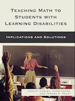 Teaching Math to Students with Learning Disabilities