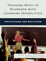Teaching Math to Students with Learning Disabilities