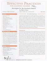 Strategies for the Academic Search